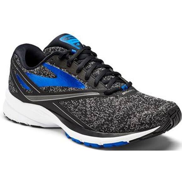 Brooks Launch 4 Running Shoes Lace Up Training Anthracite Black Blue 10.5 main image 4